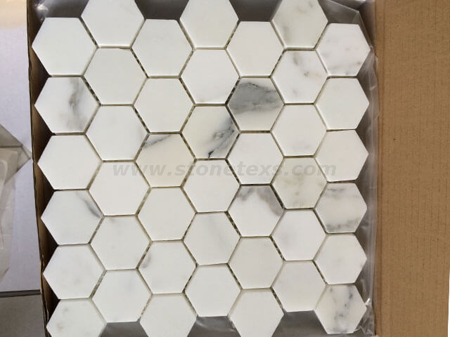 Мозаика Calacatta Hexagon